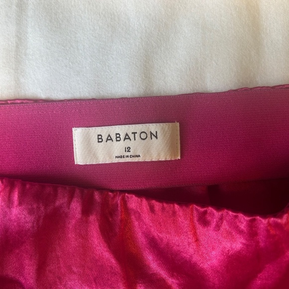 Babaton Eames skirt pink size 12 - Picture 9 of 10